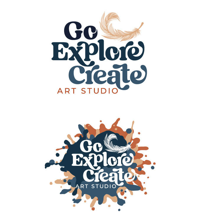 Go Explore Create Logos