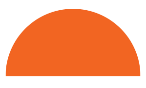 Orange Half Circle