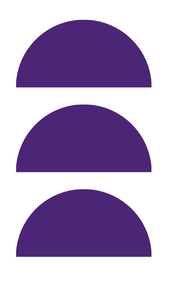 Purple Half Circles